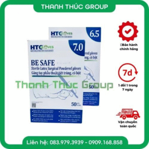 Gang Tay Phẫu Thuật Tiệt Trùng Size 6.5, 7.0
