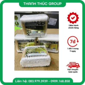 Tăm bông cán gỗ nặn mụn - 200 que