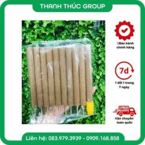 [Gói 10 Cây] Nhang Ngải Cứu Tuệ Hải Đường Loại Trung