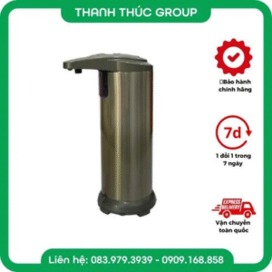 Máy rửa tay để bàn Inox vàng đồng 280ml